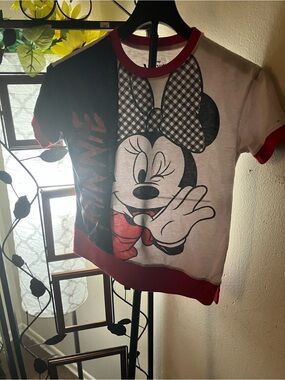 Minnie Mouse Short Sleeve Tee for Kids - Red/White